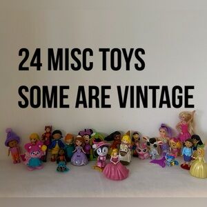 Assortment of Vintage & New Characters